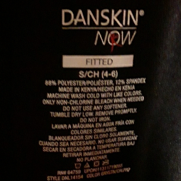 Gray Athletic Leggings with Pink Accents - Picture 2 of 6